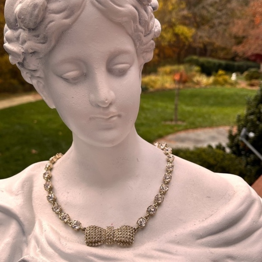 Ann Taylor necklace bow necklace - Picture 2 of 12